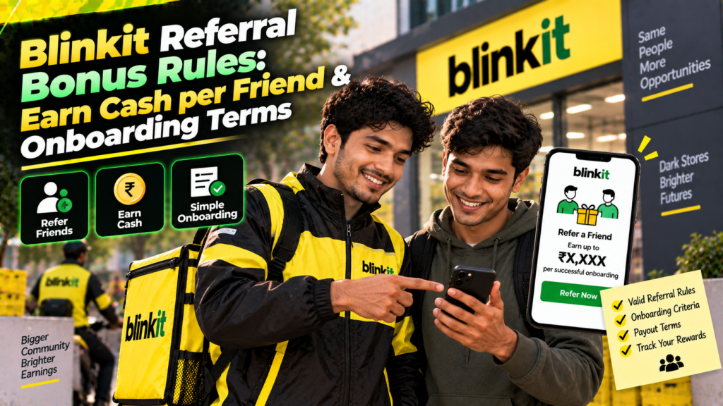 Blinkit Referral Bonus Rules