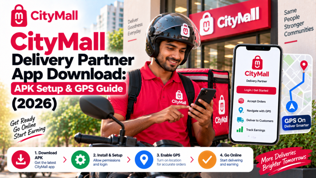CityMall Delivery Partner App Download