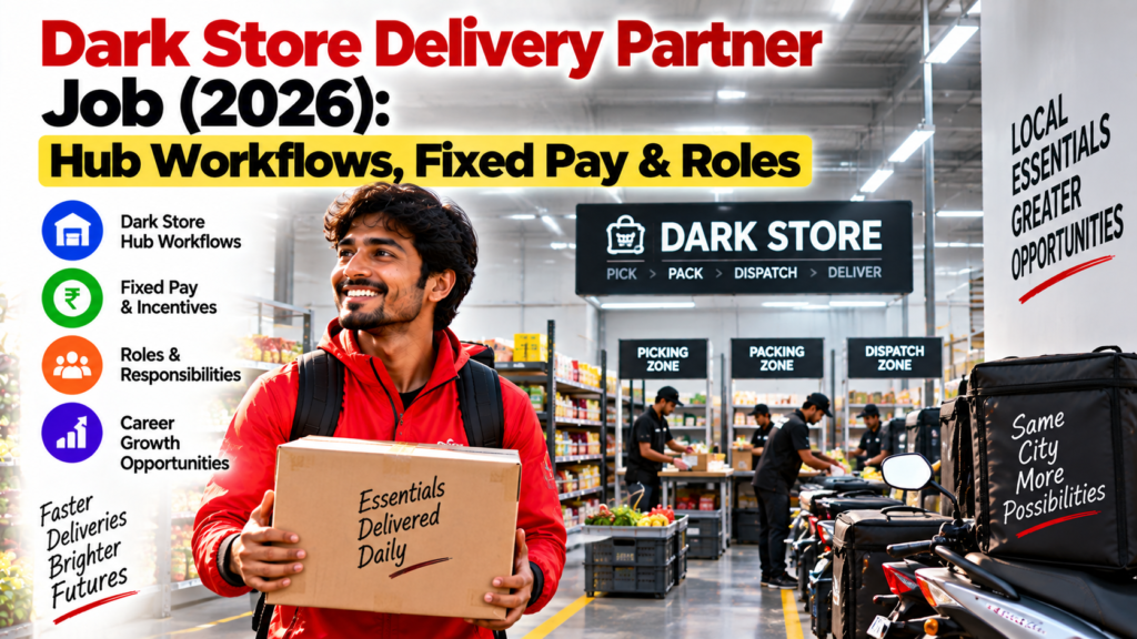 Dark Store Delivery Partner Job