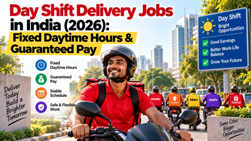 Day Shift Delivery Jobs in India