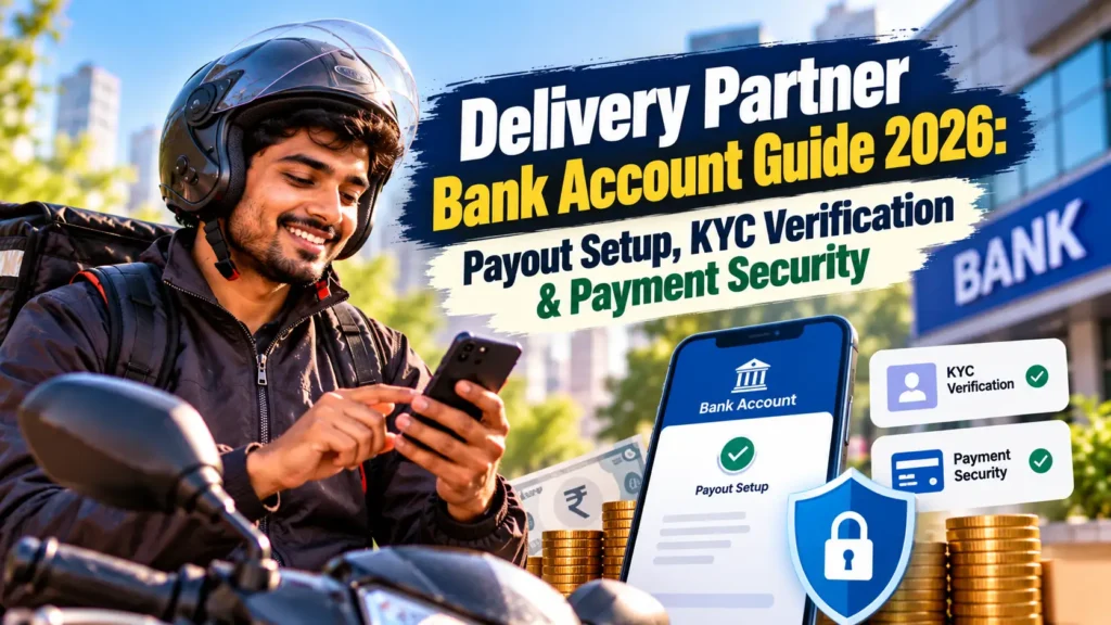 Delivery Partner Bank Account Guide