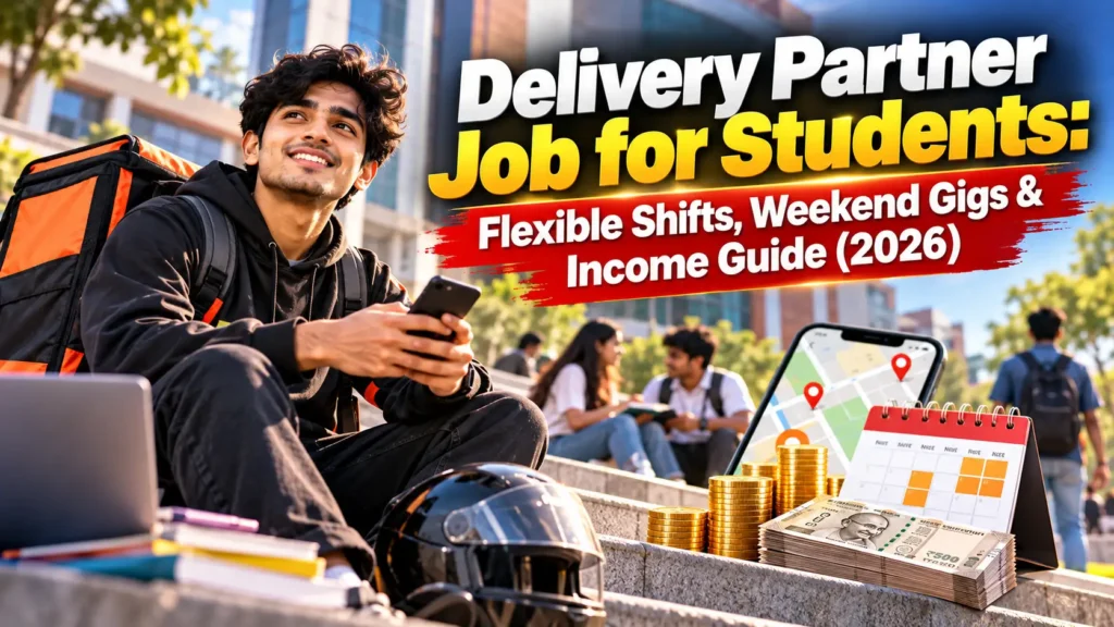 Delivery Partner Job for Students