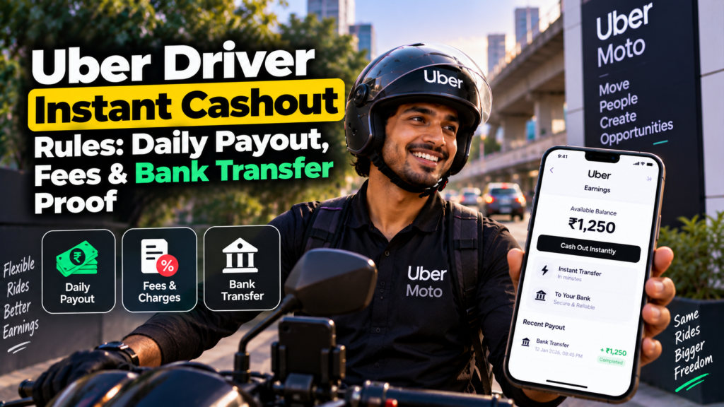 Uber Driver Instant Cashout Rules
