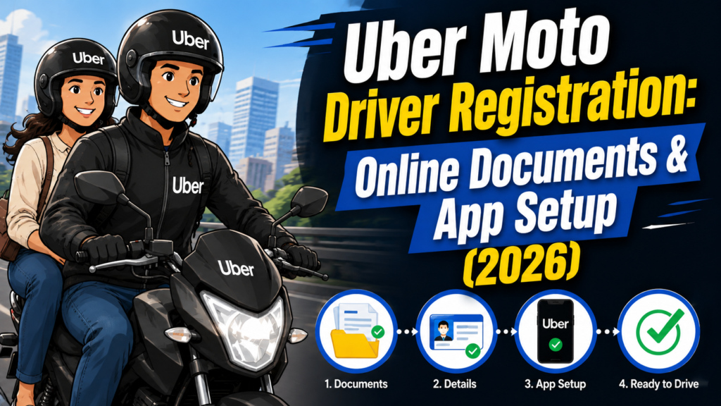 Uber Moto Driver Registration