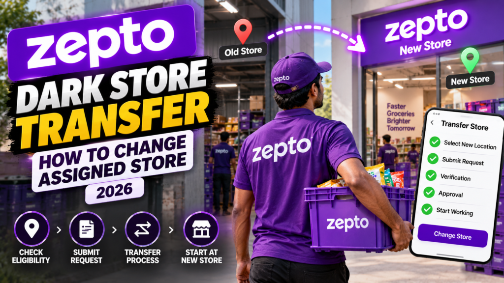 Zepto Dark Store Transfer: How to Change Assigned Store (2026)