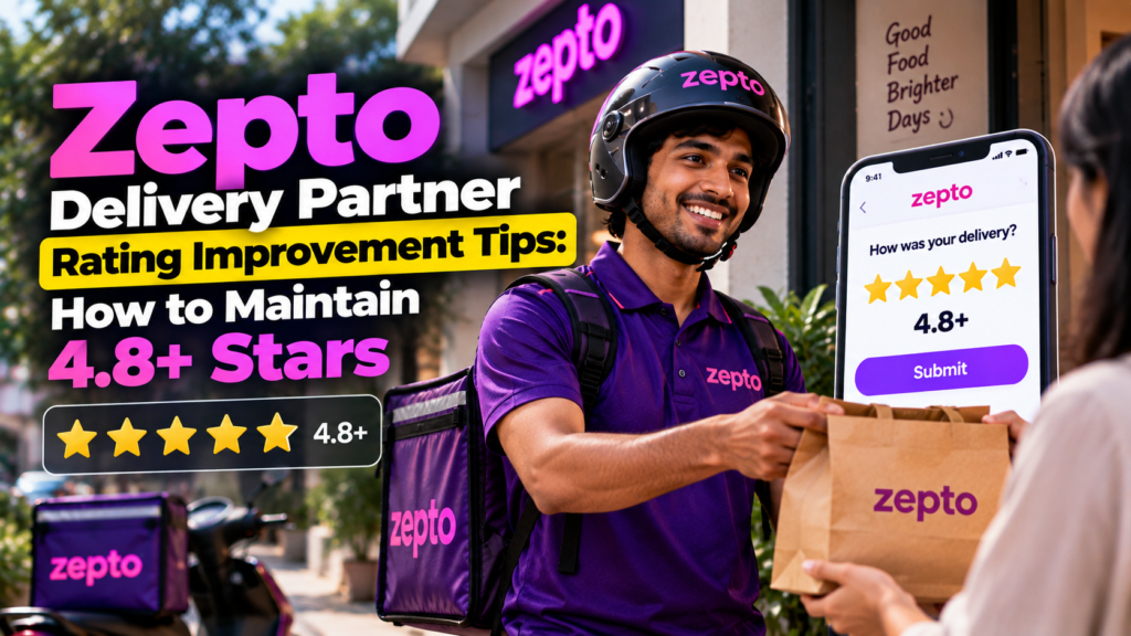 Zepto Delivery Partner Rating Improvement Tips