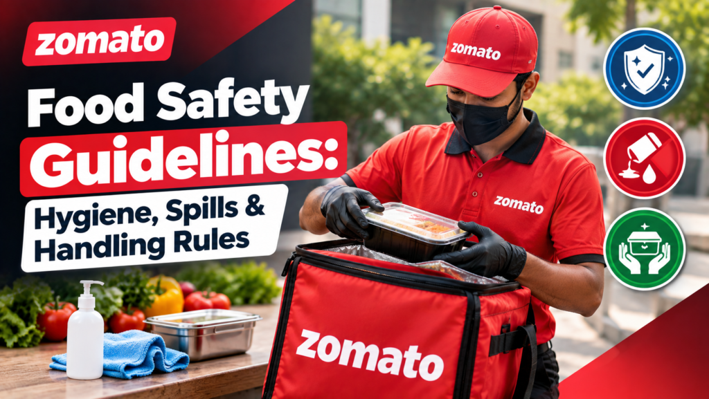 Zomato Delivery Partner Food Safety Guidelines