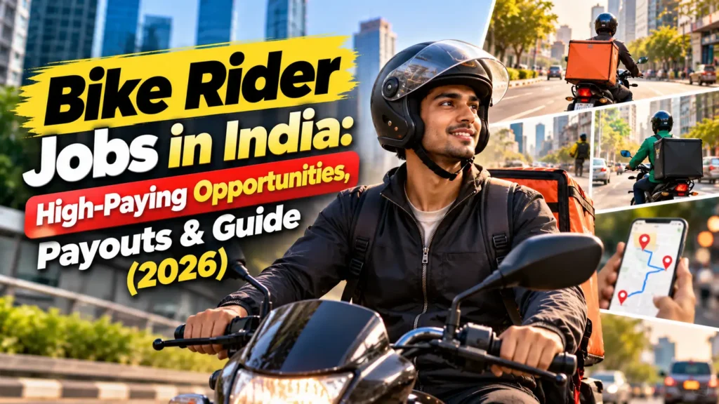 Bike Rider Jobs in India