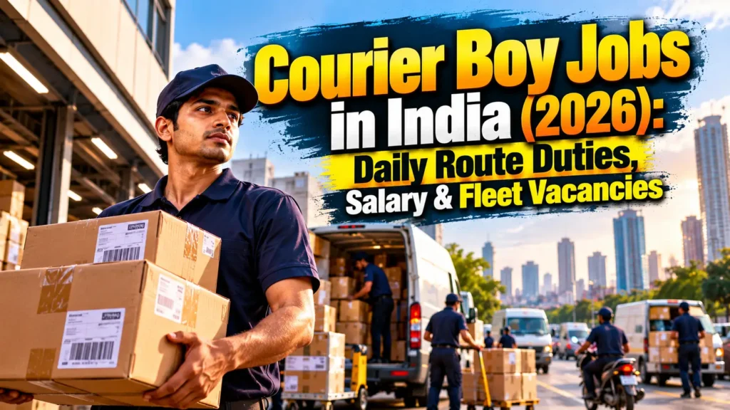 Courier Boy Jobs in India