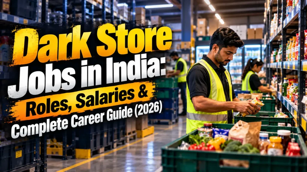 Dark Store Jobs in India