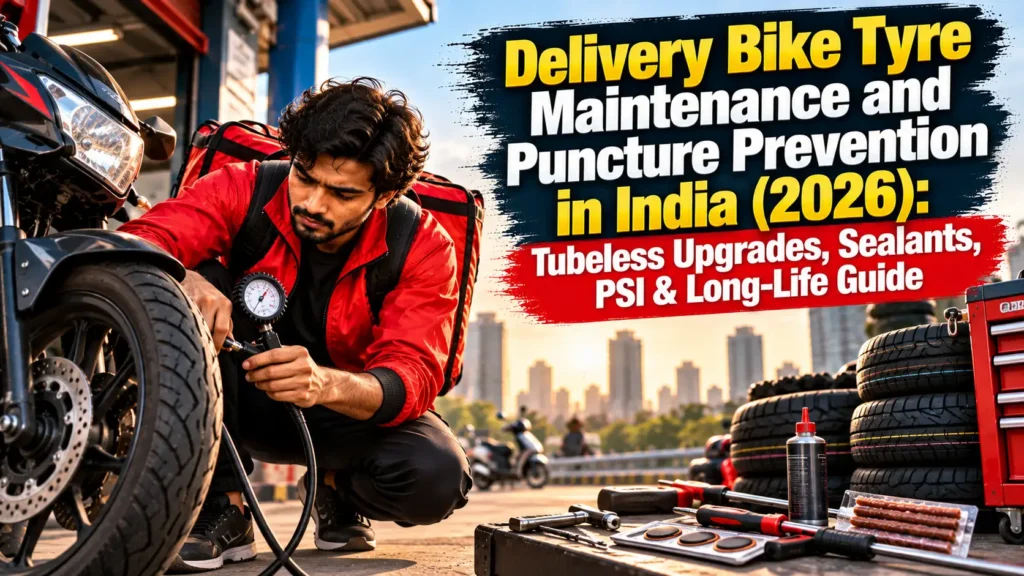 Delivery Bike Tyre Maintenance and Puncture Prevention