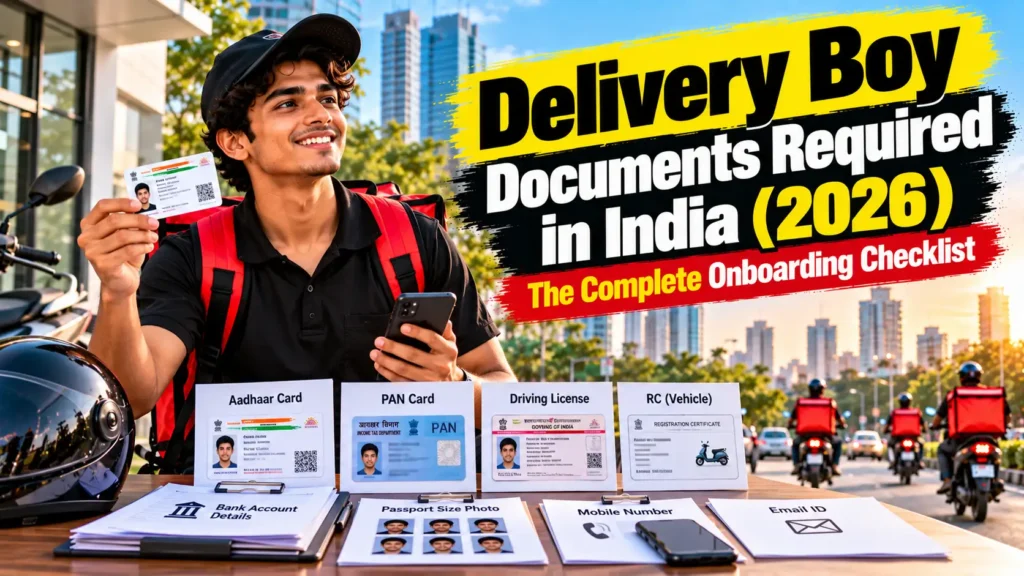Delivery Boy Documents Required in India