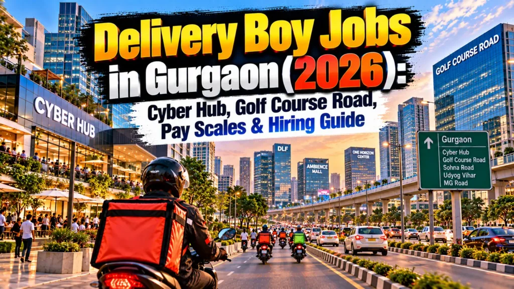 Delivery Boy Jobs in Gurgaon