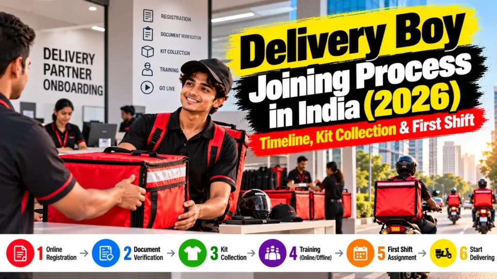 Delivery Boy Joining Process in India