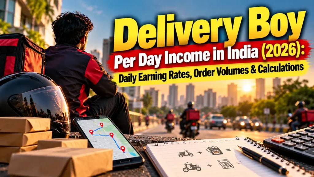 Delivery Boy Per Day Income in India