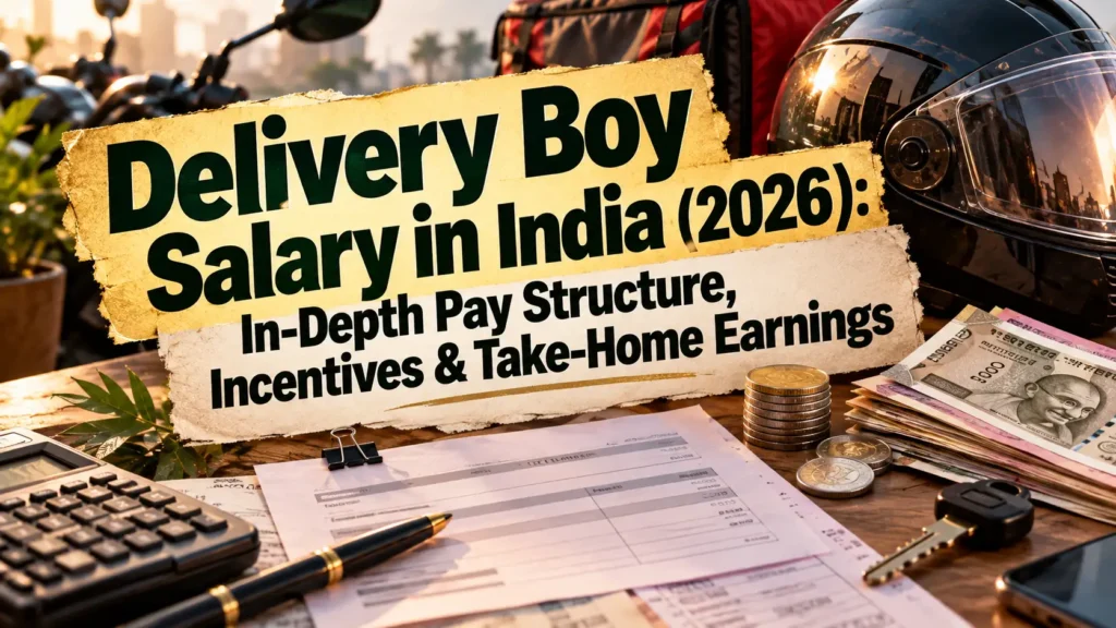 delivery boy salary, delivery executive earnings, rider pay structure India, gig worker income, delivery boy per order payout
