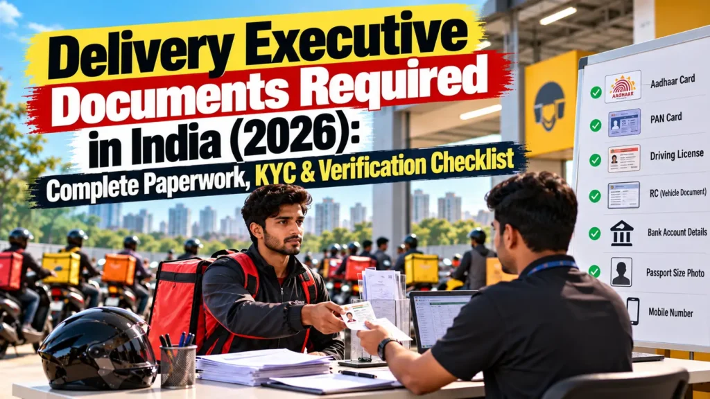 Delivery Executive Documents Required