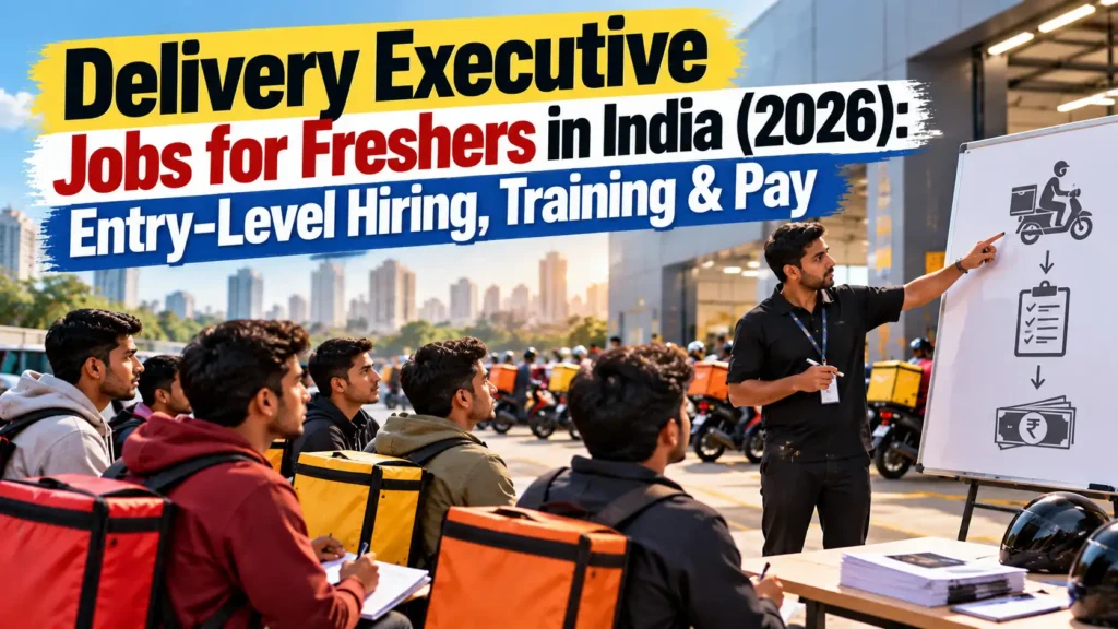 Delivery Executive Jobs for Freshers