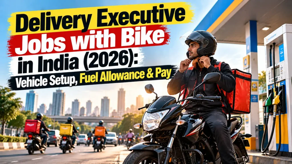 Delivery Executive Jobs with Bike