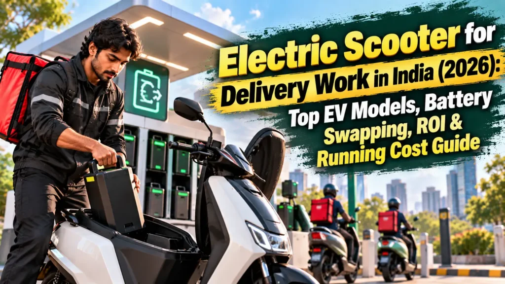 Electric Scooter for Delivery Work