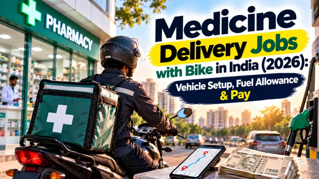 Medicine Delivery Jobs with Bike