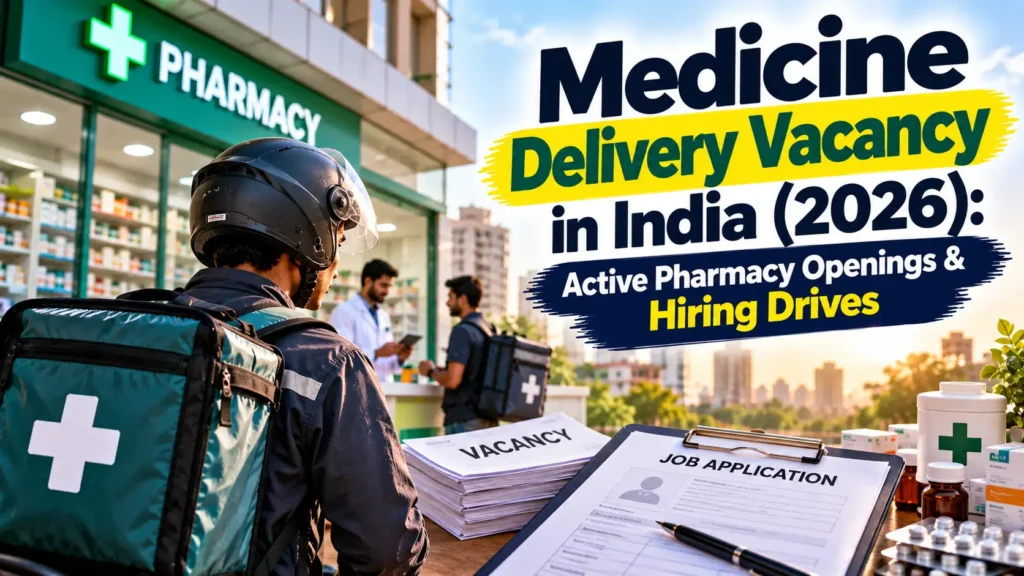 Medicine Delivery Vacancy