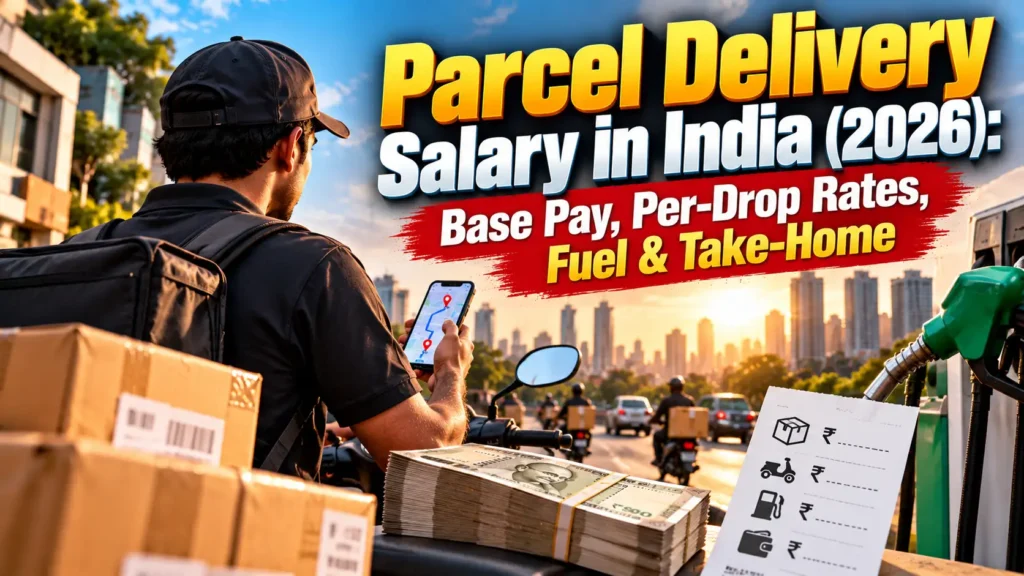 Parcel Delivery Boy Salary