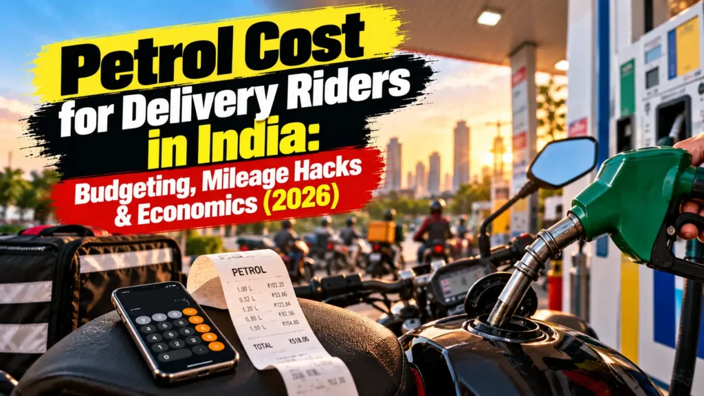 Petrol Cost for Delivery Riders in India